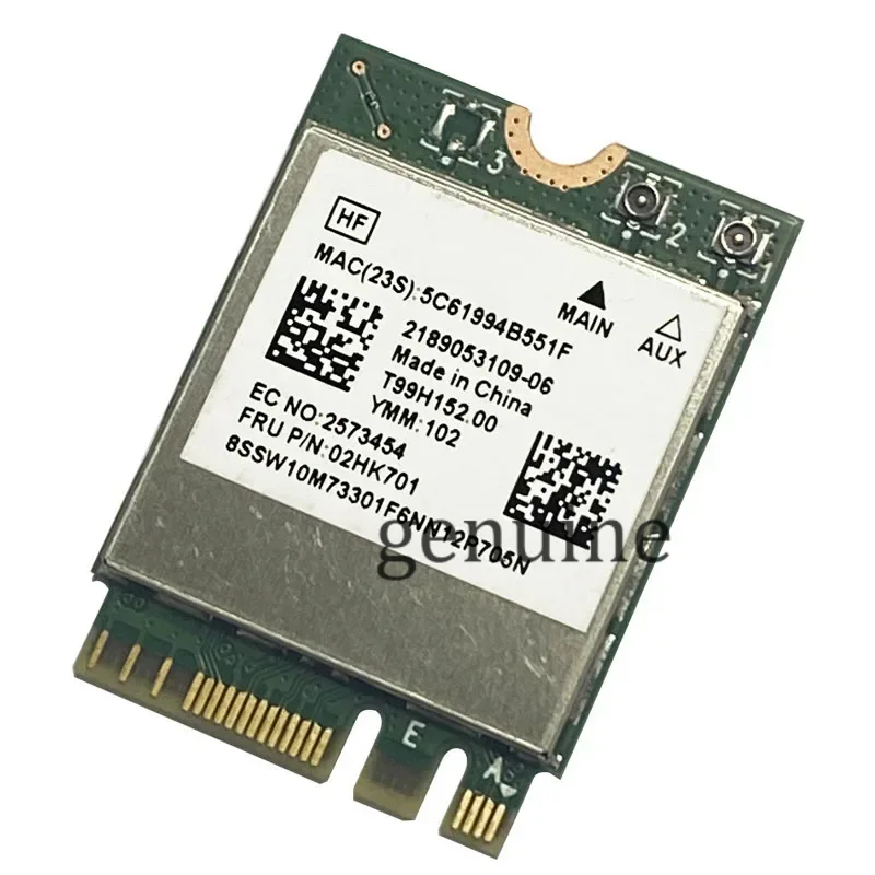 Rtl8822ce 8822ce DMC wireless WiFi 867mbps Bluetooth 5.0 nillkin Fru 02hk701 network card for Lenovo E460 e465 E475 e560