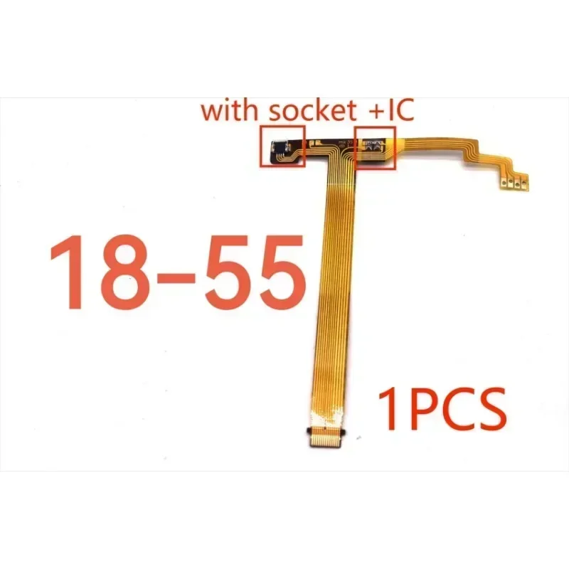

NEW Lens Focus Flex Cable For Nikon AF-P 18-55mm Repair Part (With socket+IC)
