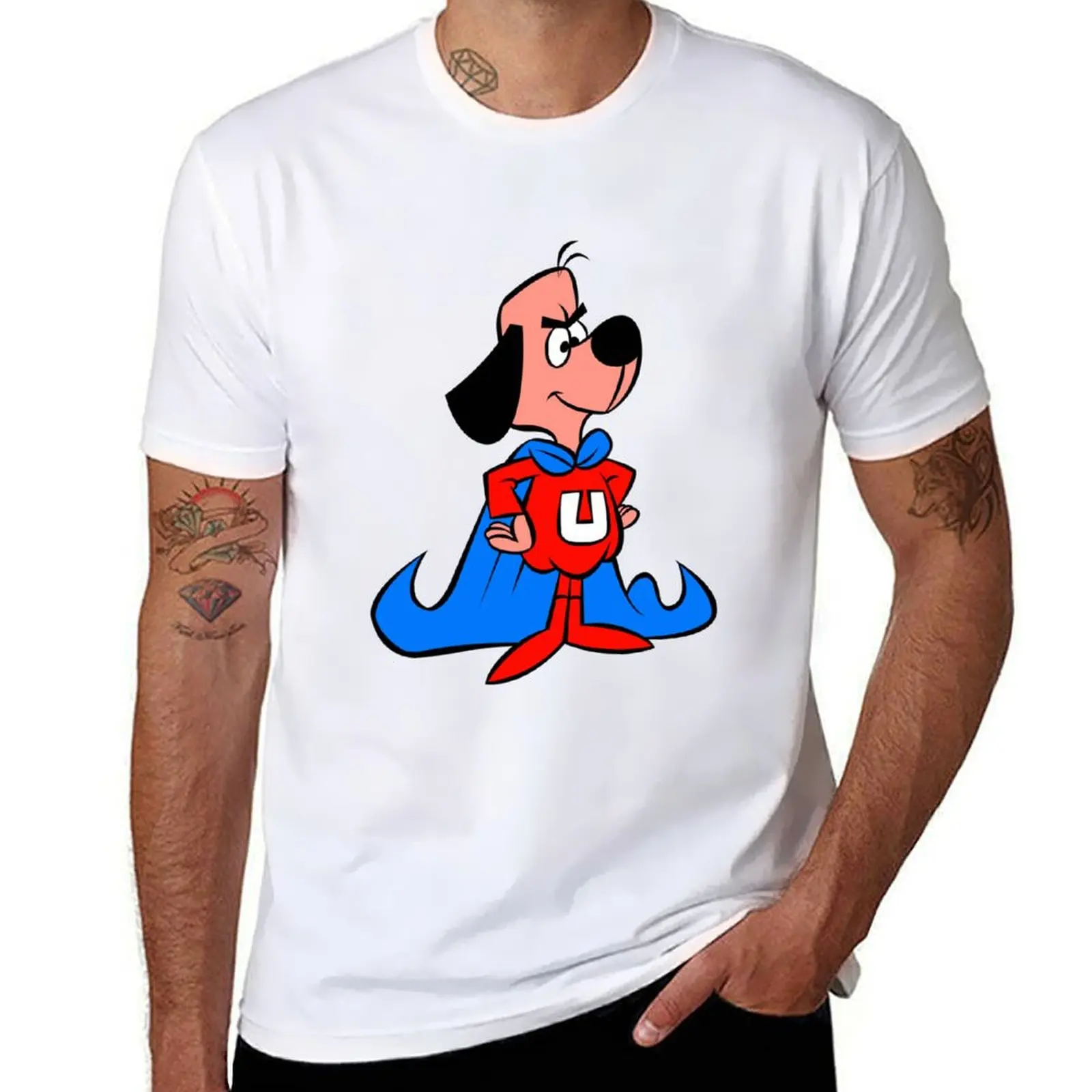 

Old School Cartoons Sticker T-Shirt t shirts for man graphic vintage t shirt man plain