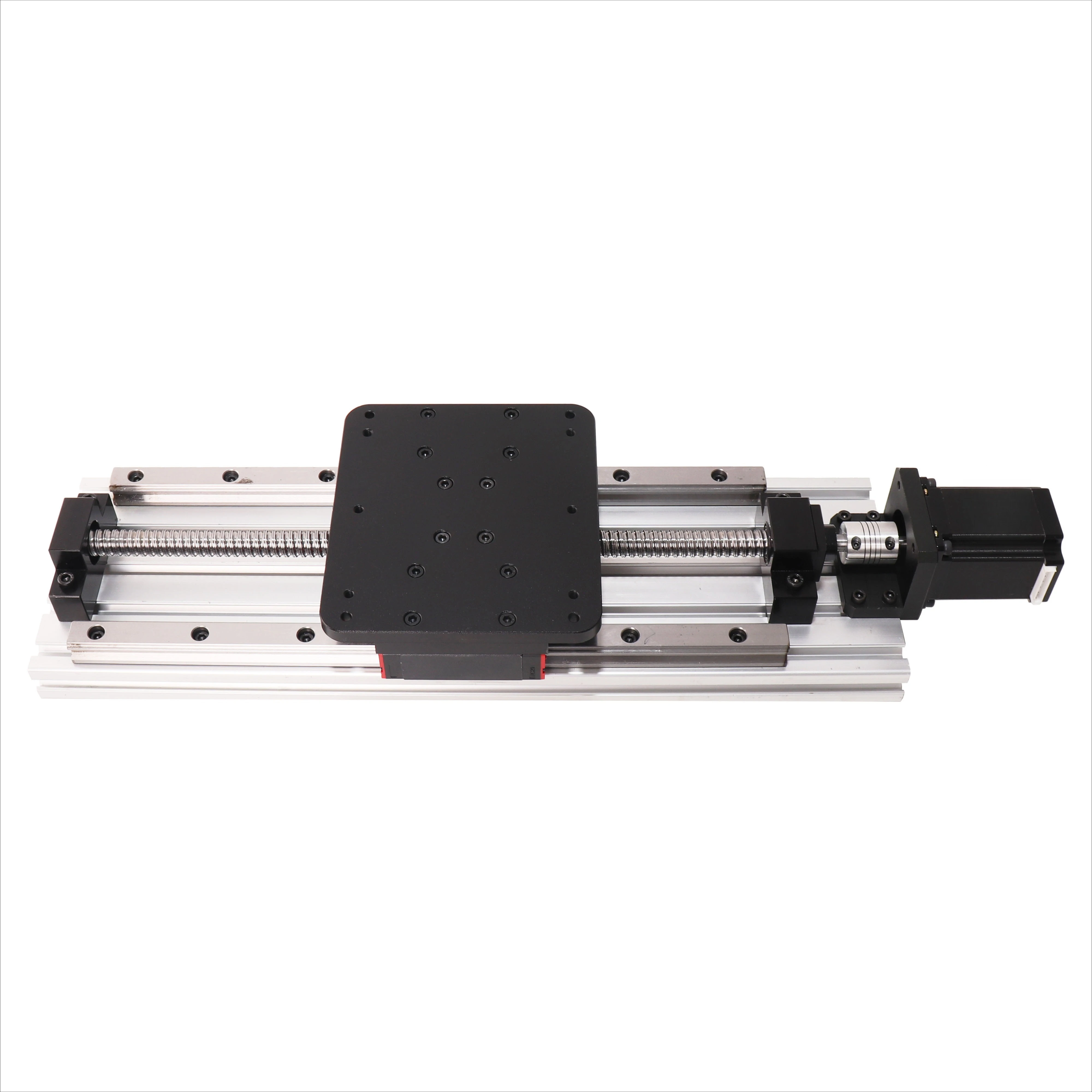 SFU1620 Piano di lavoro Corsa effettiva 500mm HPV10 Guida lineare Nema23 Fresatrice CNC Motore passo-passo Attrezzatura per binario di guida CNC