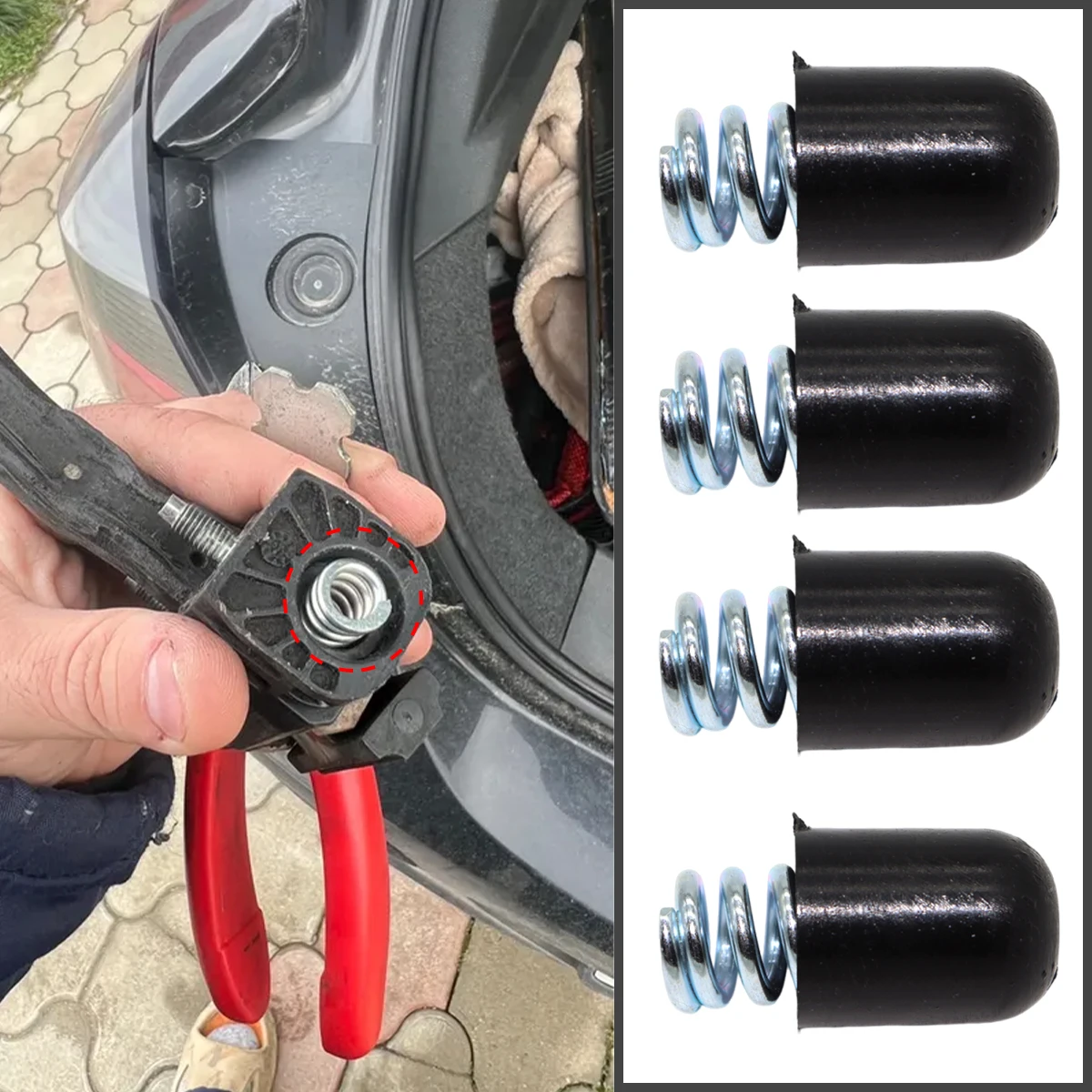 

For 2 Door Car Door Check Strap Repair Kit Stopper Damping Spring For BMW X5 F15 F85 X6 F16 Volvo C30 I M S40 II MS MH S80 II AS