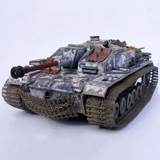 

Немецкий штурмовой пистолет No3, бумажная модель F-типа, 1:25, ручная работа, сделай сам, бумажное искусство