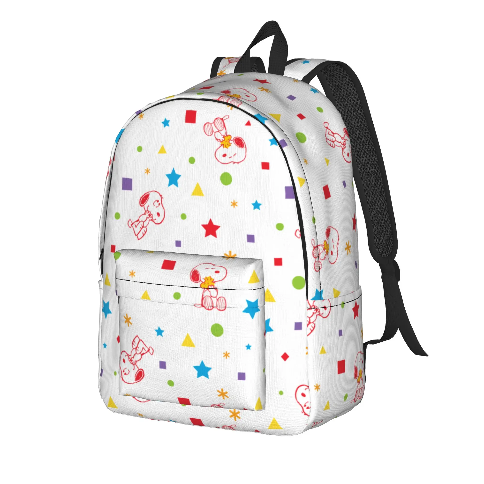 S-Dog-Snoopies Cartoon Backpack for Men Women Casual Student Business Daypack  Laptop Computer Canvas Bags Sports