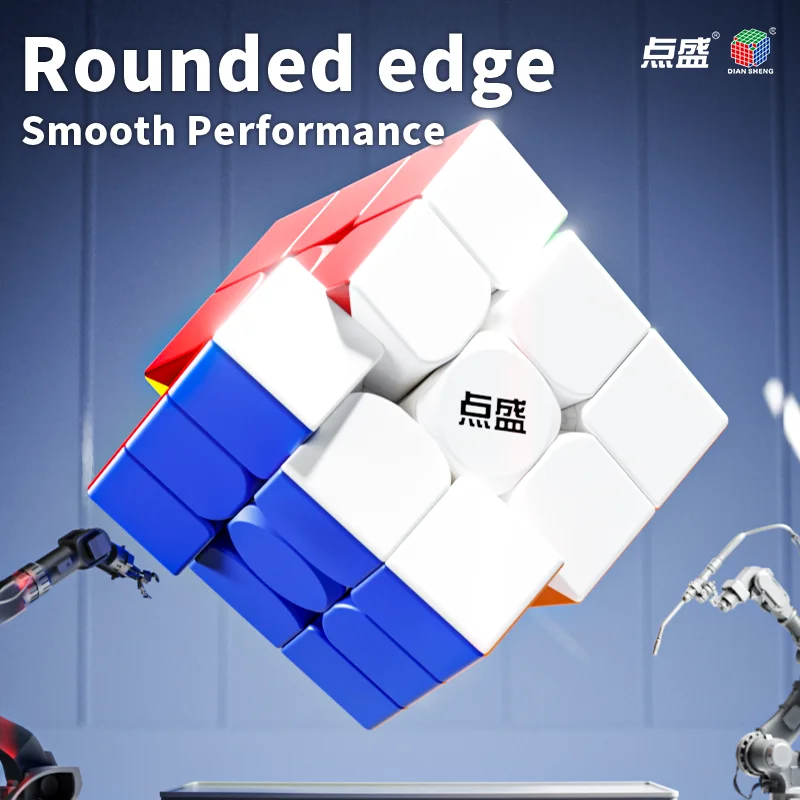 DianSheng Googol 마그네틱 대형 3X3 매직 큐브 14.8cm 전문 속도 퍼즐 게임 Fidget Toys 선물 가볍고 부드러운