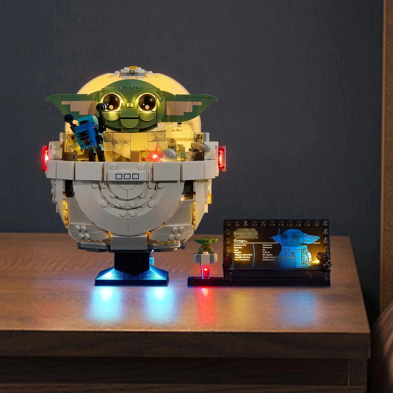 

No Model LED Lighting Set Suitable for LEGO Grogu with Hover Pram 75403(Excluding Building Blocks)