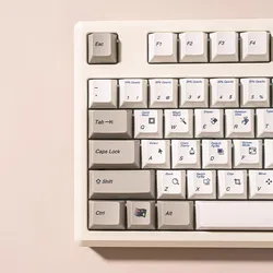 [Blue Sky] Designer Topics Keycaps Cherry Profile PBT Dye Sub 132keys Fullset For Mechanical keyboard