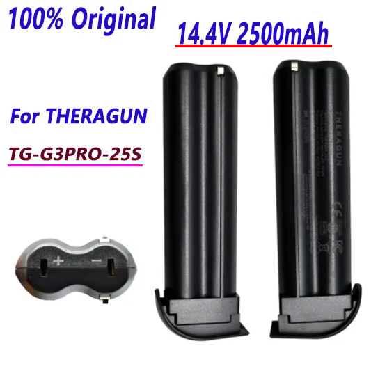 100% оригинальная литий-ионная аккумуляторная батарея 14,4 В 2500 мАч для аккумулятора фасциального пистолета THERAGUN TG-G3PRO-25S 100% оригинальная литий-ионная аккумуляторная батарея 14,4 В 2500 мАч для аккумулятора фасциального пистолета THERAGUN TG-G3PRO-25S
