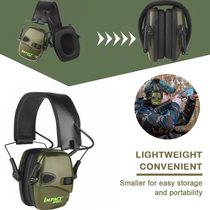 Original Outdoor Tactical Electronic Shooting Earmuff Outdoor Sports Anti-noise Headset Impact Sound Amplification Hearing