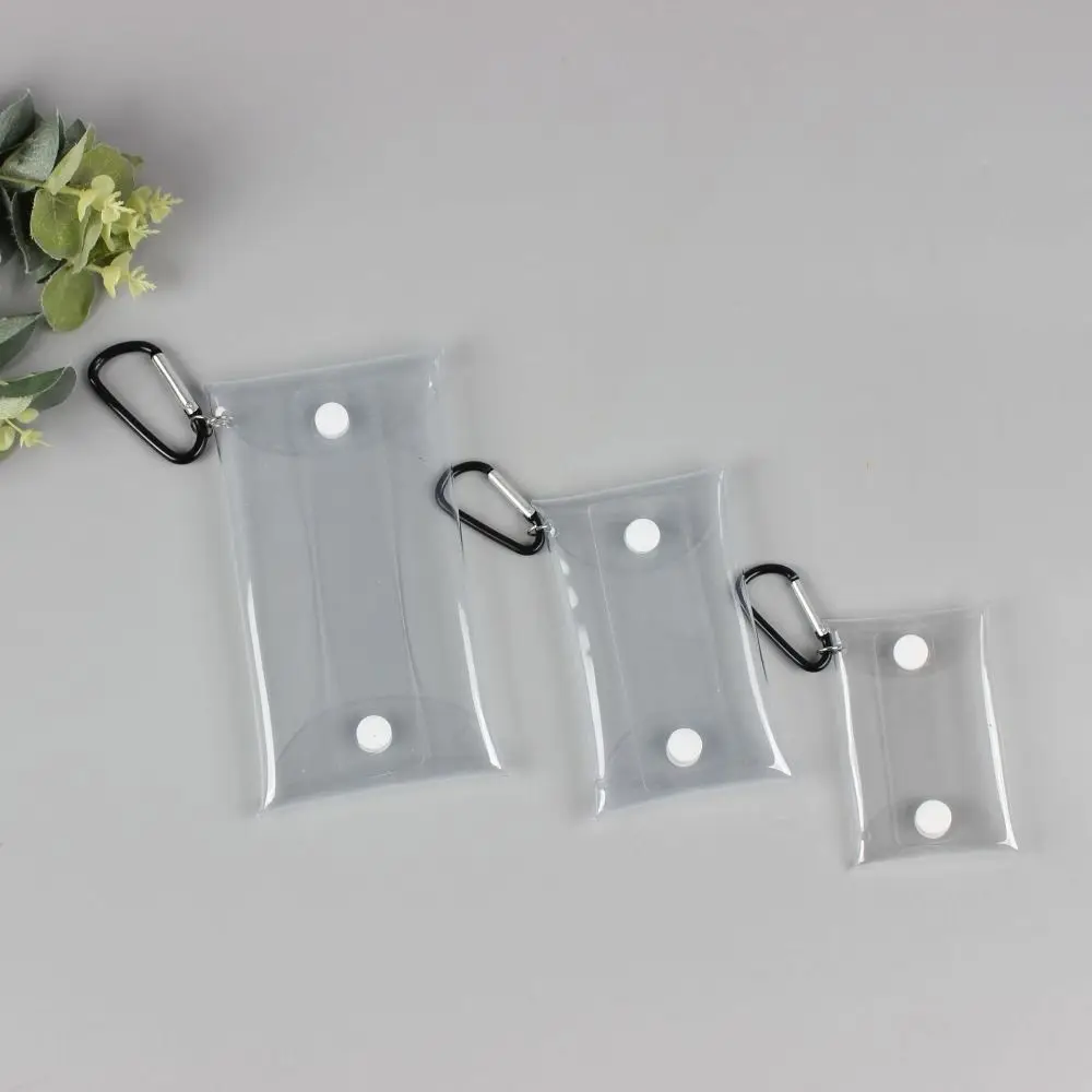 

Dustproof Anime Display Bag with Metal Buckle Multiple Sizes Storage Box Keychain PVC Organizer Bag Bag Organization