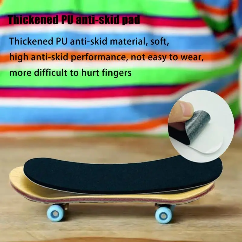 Fingerboard Grip Tape Soft Black Protective Foam Grips Nonslip Finger Toy Skateboards Tape Stickers For Most Fingerboard Toys