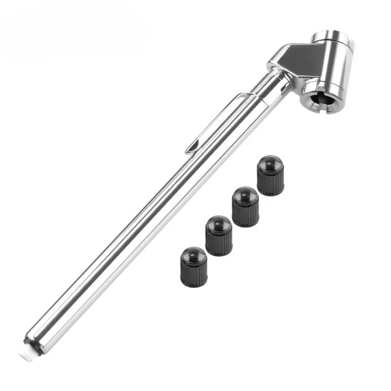 

Accurate Mechanical Pencil Tire Pressure Gauge 10-120 PSI Dual Head Trucks Air Gage Dually Chuck Wheel Service Checker