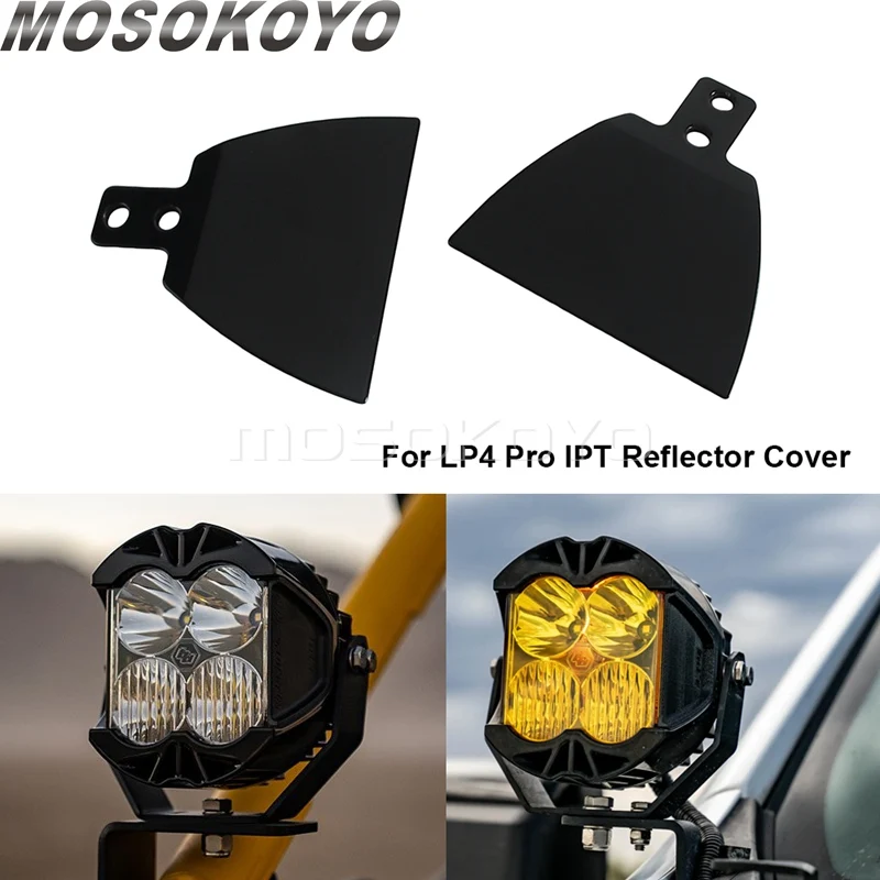 Motorcycle Car Integrated Peripheral Technology IPT LP4 Pro LED Auxiliary Light Cover Mount Universal For Baja Designs LP4 Light