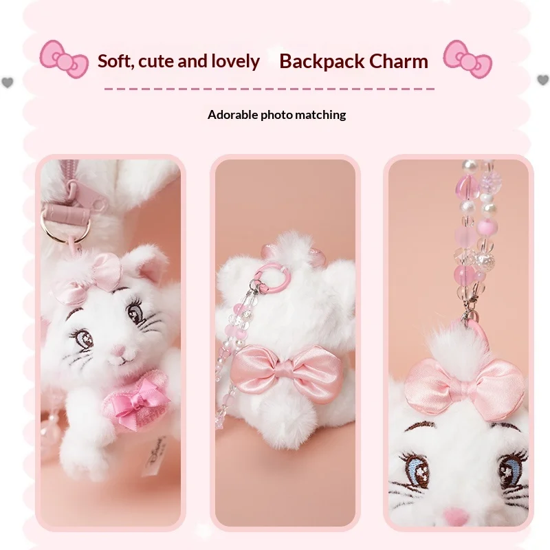 Potdemiel ديزني وعاء العسل ماري القط سلسلة بدلاية أفخم دمية لعبة هدية للنساء عيد ميلاد لينة محشوة الحيوان تحصيل #2