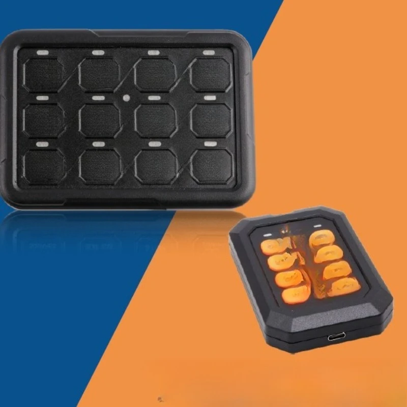 6-Bit 8-bit 12-bit RGB touch off-road vehicle modified switch control box integrated panel switch remote control