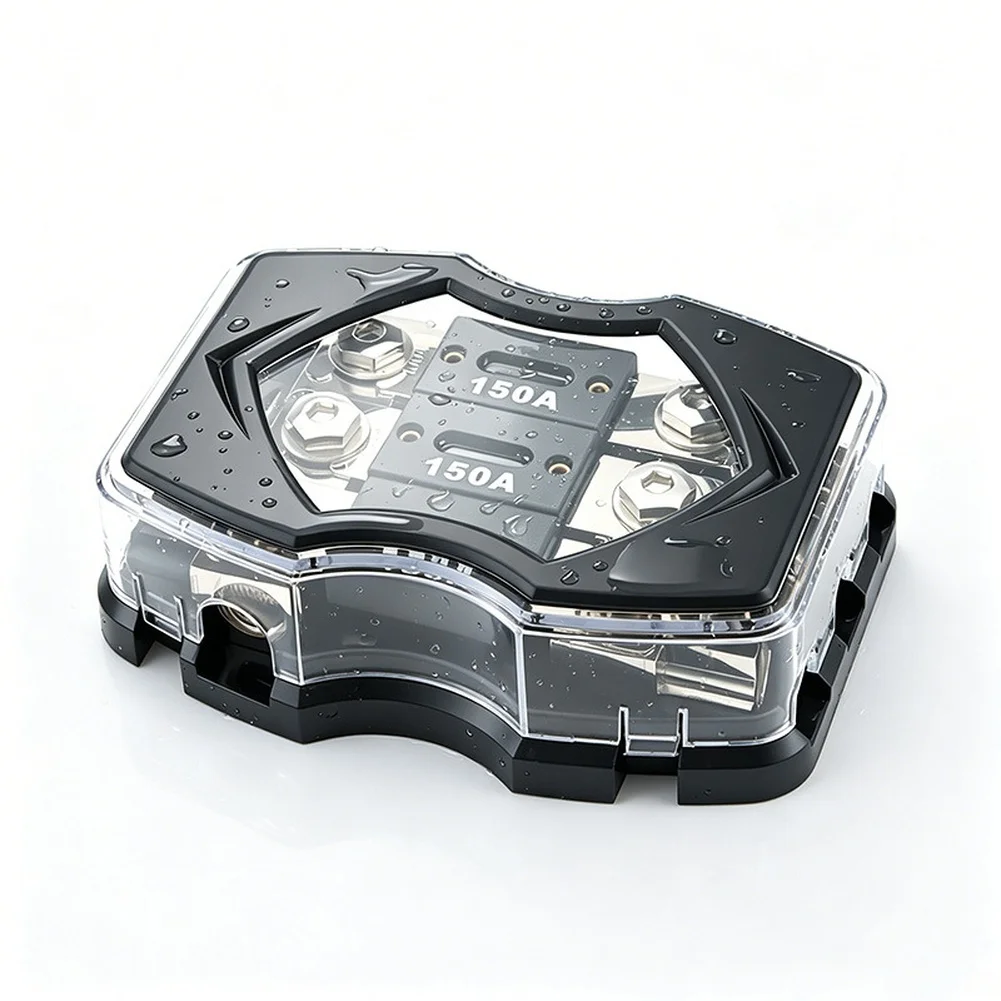 Automotive 60A Fuse Holder for Car Audio Subwoofers Power Inverters and Protection 0AWG 2AWG 4AWG Wire Compatibility