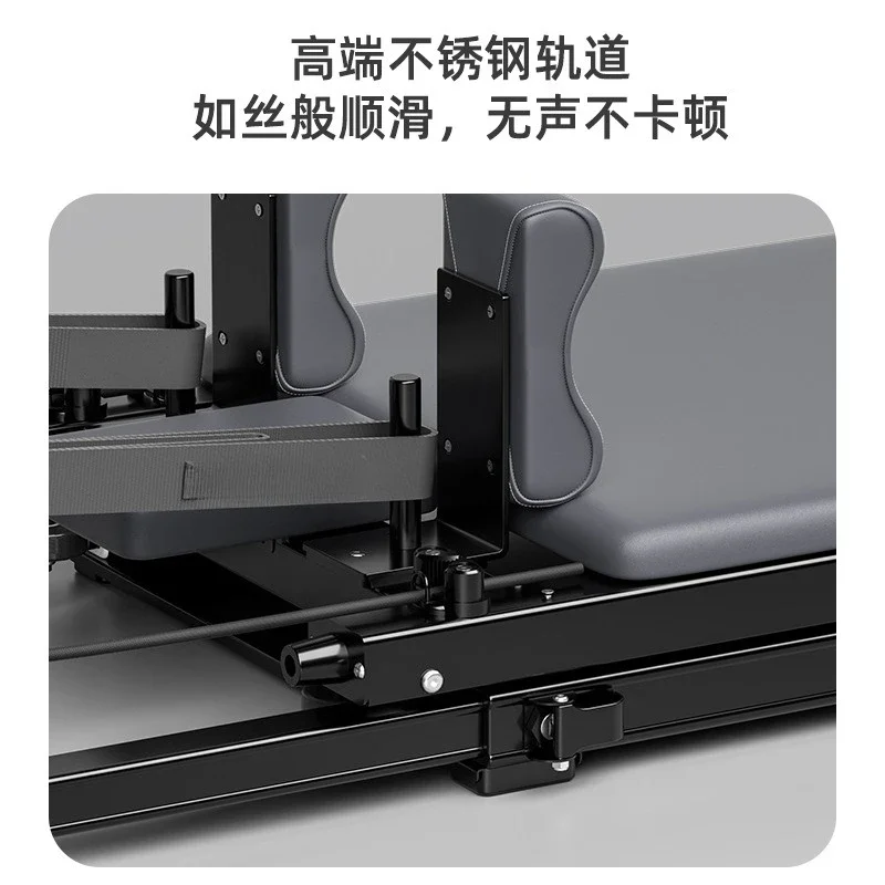 Letto centrale Pilates, grandi attrezzature per uso domestico, estraibile, letto yoga in lega di alluminio