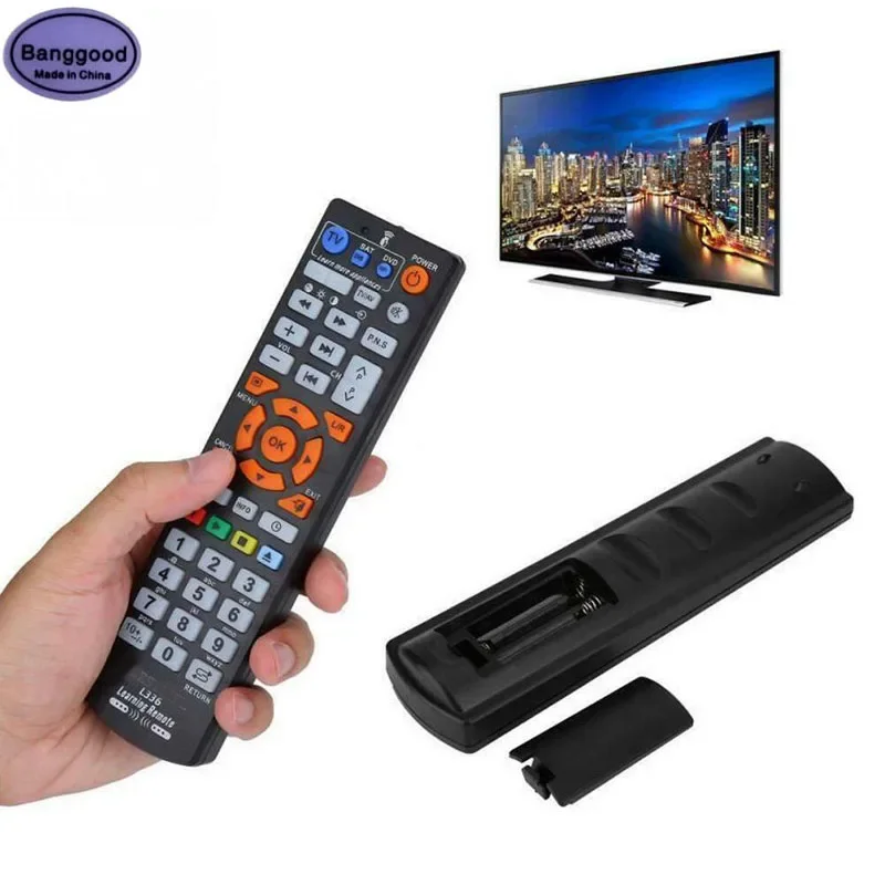 Mando a distancia Universal 3 en 1 L336, dispositivo inteligente IR con función de aprendizaje, copia para TV, CBL, DVD, SAT, STB, DVB, HIFI, TV BOX, VCR, STR-T