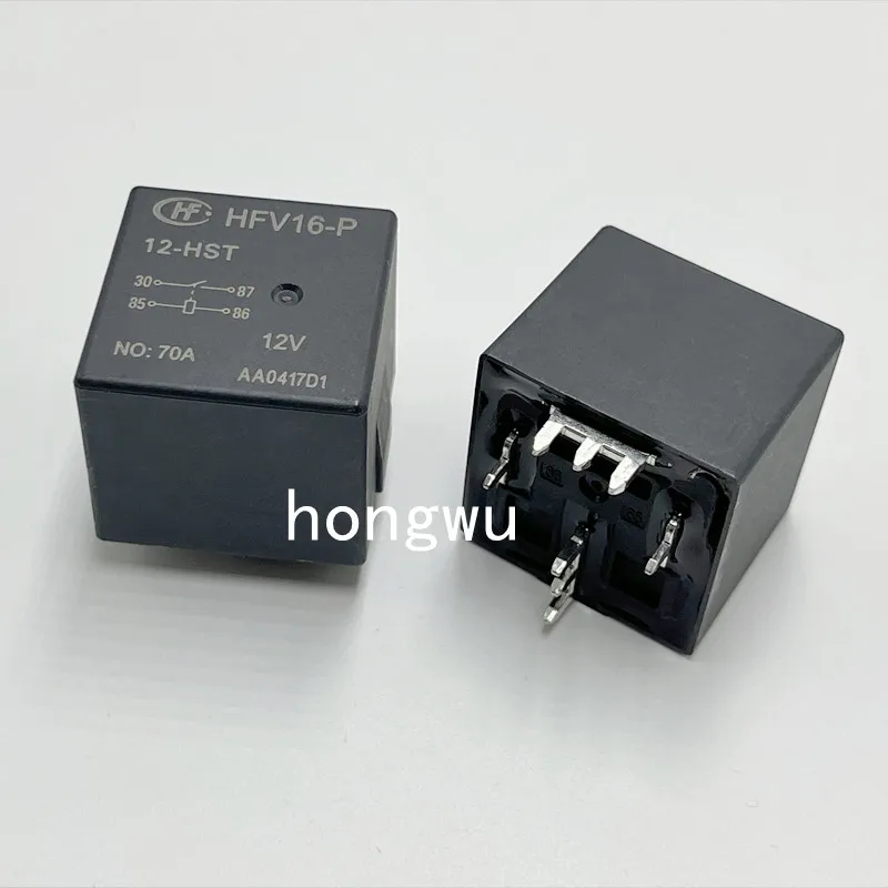 100% Original New 1PCS  HFV16-P-012-HST  HFV7-P-012-HST  DC12V  relay  70A 4pins