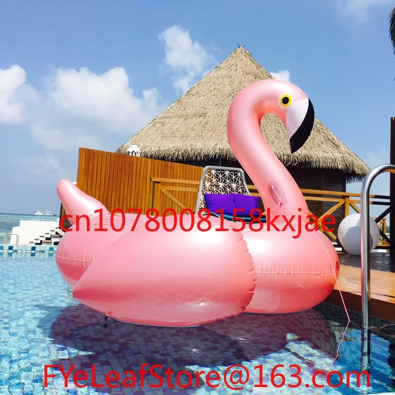 Rose Gold Flamingo Mount, Swimming Circle, Swan Unicorn, Inflatable Floating Bed, Floating on Water, Air Cushion