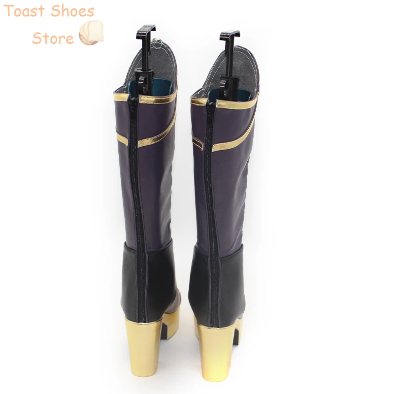 Shu Yamino Cosplay Schoenen Vtuber Cosplay Prop Halloween Carnaval Laarzen Anime Pu Lederen Schoenen Kostuum Prop