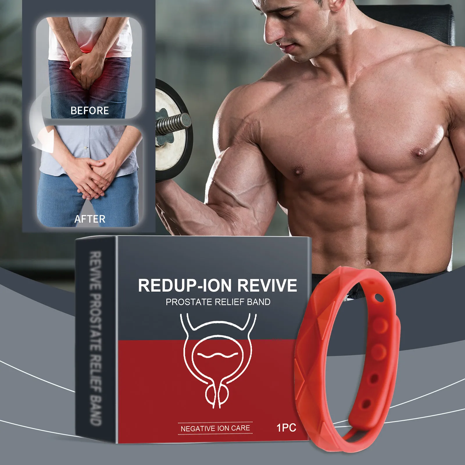 Prostate Relief Bracelet Enhances Blood Circulation And Relieves Pain And Numbness Restoring a man\'s confidence  Hot products