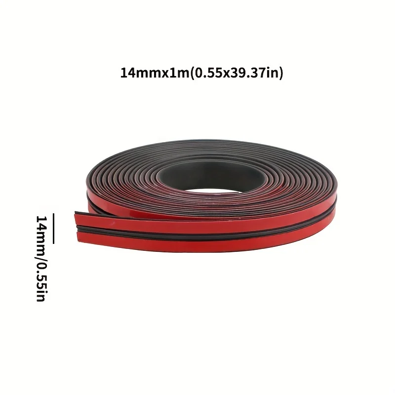 Car Rubber Seal Strips Auto Seal Protector Sticker Window Edge Windshield Roof Rubber Sealing Strip Noise Insulation image 4