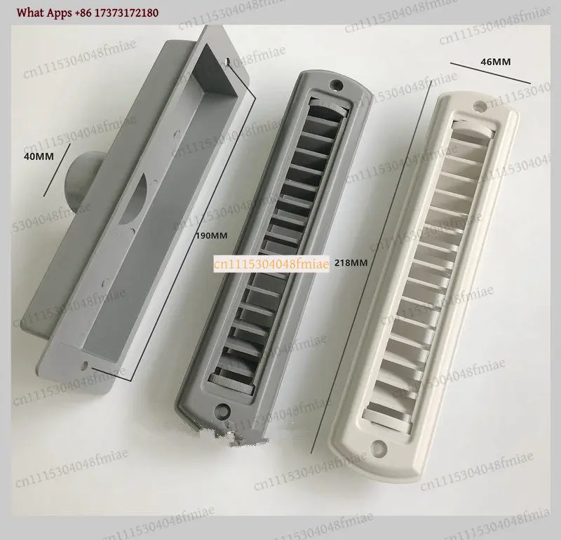 RV Air Conditioner Vent Cover Bus Modification Heating Cooling Luggage Rack Long AC Outlet Accessories