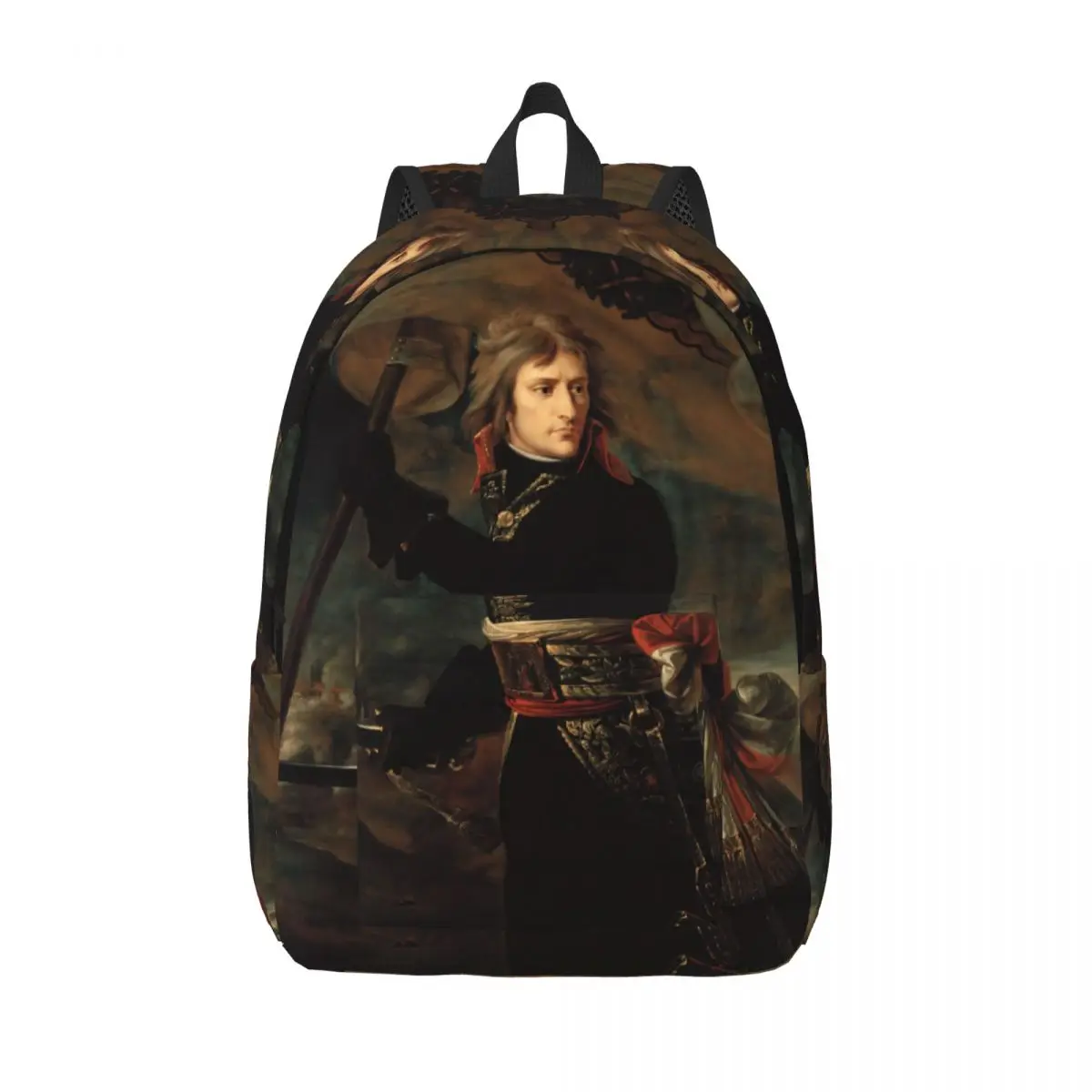 Napoleon The Great Portrait Art Backpack Casual High School Business Daypack Emperor Painting Laptop Computer Shoulder Bag Gift