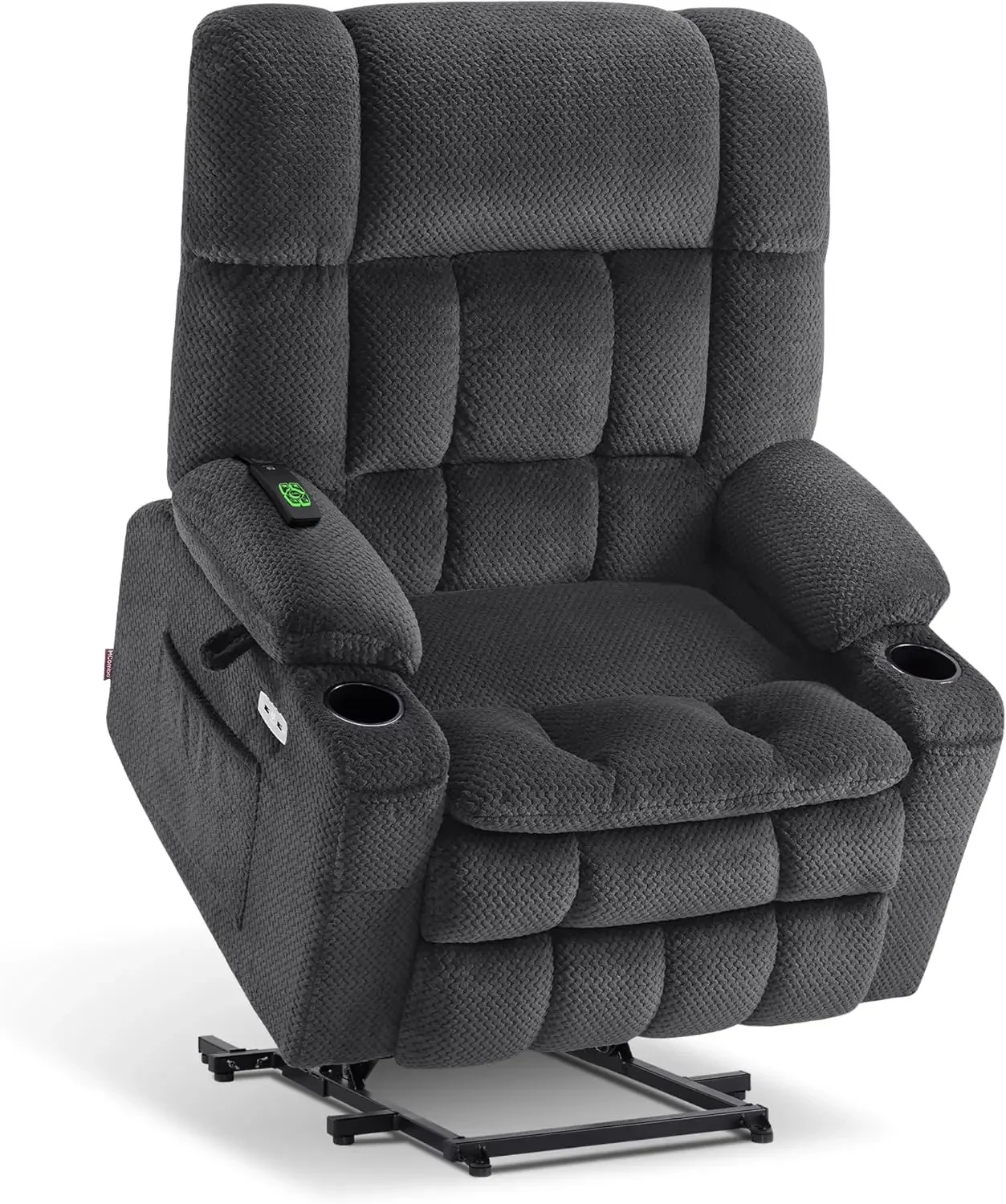 

MCombo Large Dual Motor Power Lift Recliner Chair Sofa with Massage and Heat for Big Elderly People Infinite Position USB Ports