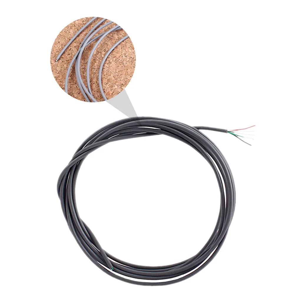 

3 Meter Pickup Cable Braided Guitar Wire Hookup Pickups Line for 5-Conductor Shielded