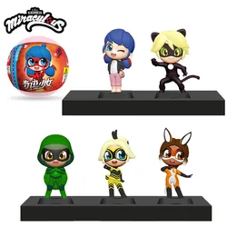 Miraculous Ladybug Cat Noir Anime Figurine Collect Queen Bee Rena Rouge Marinette Cute Dolls Blind Box Figure Ornaments Gifts