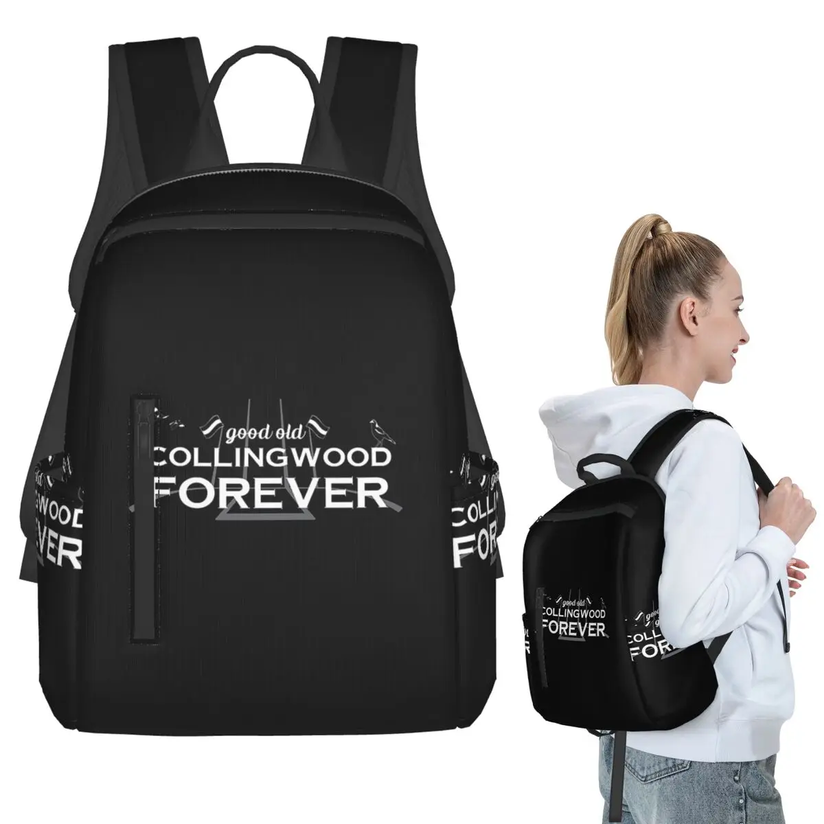 

Good Old Collingwood Forever - Collingwood Theme Song Backpack Student BookBag Kids School Bag Laptop Shoulder Bags Boys Girls