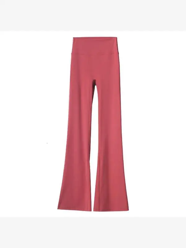 Cintura alta perna larga calças de yoga fitn roupas esportivas faionable outerwear kets micro queimado calças para mulher