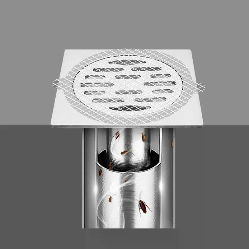 20 قطعة المتاح دش استنزاف الشعر الماسك شبكة ملصقات الحمام الشعر تصفية صافي مكافحة حجب غطاء لبالوعة المطبخ ملصقات