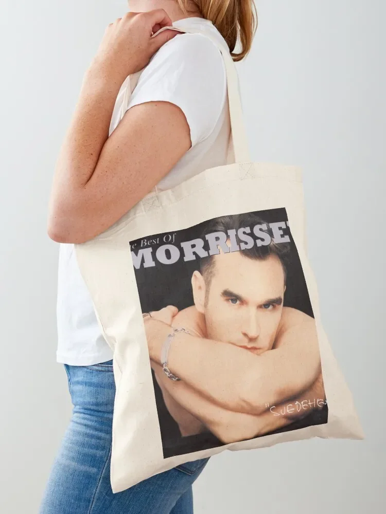 Morrissey suedehead the best of morrissey Tote Bag Woman shopper bag Cloth bags Canvas stote bag Custom