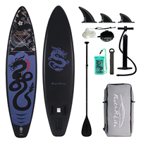 Funwater Stand Up Paddle Board Inflatable Sup board Paddleboard 350*84*15CM Ultra-Light Sup Paddle Board with ISUP Accessory