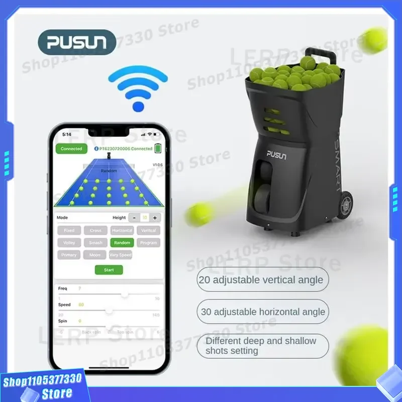 2024 Smart Automatic Baseball Pitching Machine APP Remote Control Electronic Training Device for Practice Professional Coach