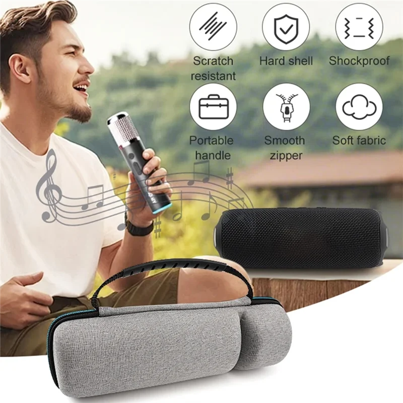 【LAST-CHANCE!】حقيبة سفر صلبة مقاومة للماء مع مقبض لحماية حقيبة الحمل الصلبة