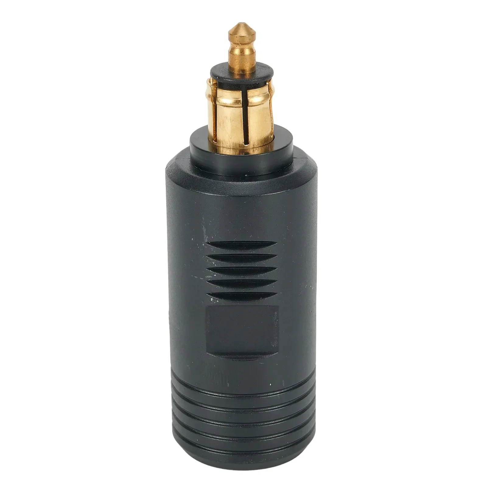 

Brand New High Quality Adapter ABS/copper Black Converter DIN Socket For Motorcycle Lightweight 1pcs 2.48x1.06in