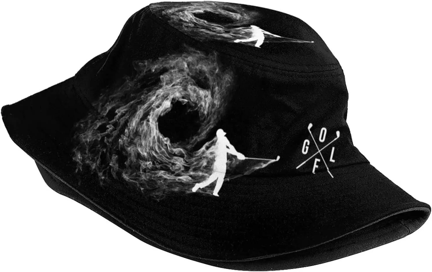 Fashion Golf Bucket Hat Unisex Sports Golf Fisherman Hat Packable Summer Travel Beach Sun Hat for Men Women