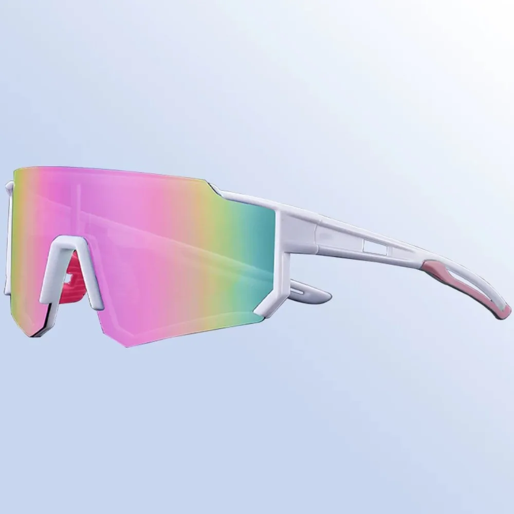 

UV Sandproof Cycling Sunglasses Eye Protector Clear Outdoor Sport Goggle Oversized Anti Radiation Lens Windproof Glasses