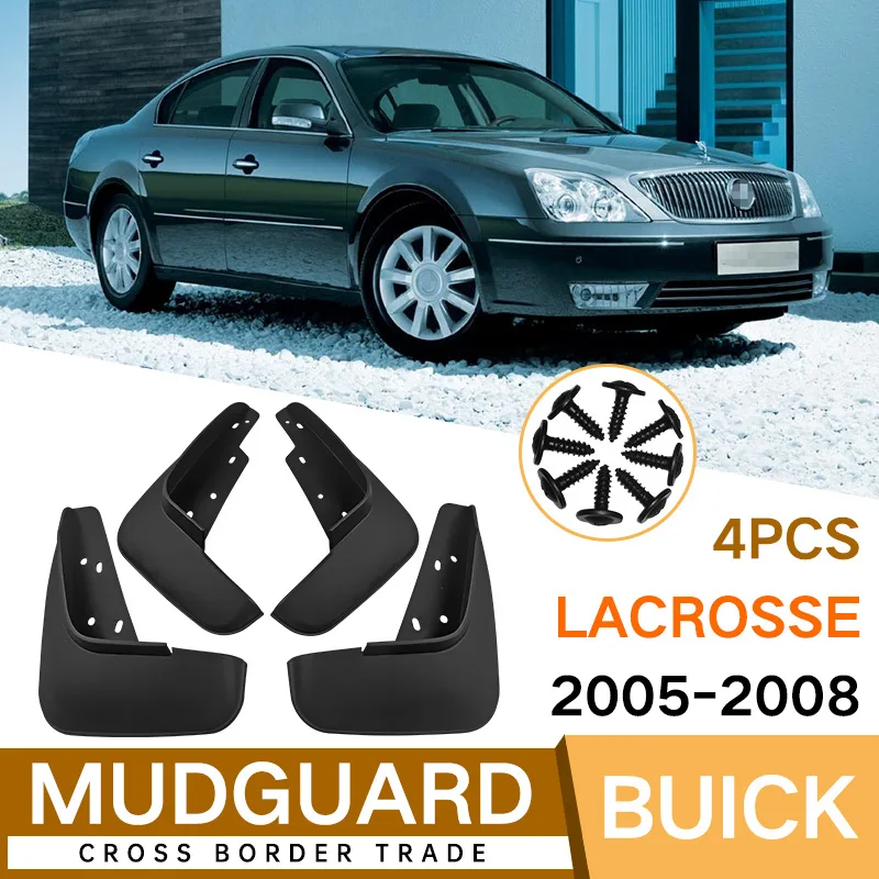 

For Buick LaCrosse 2005-2008 black car mudguard Reduce dust Resist tire dirt car accessories tools