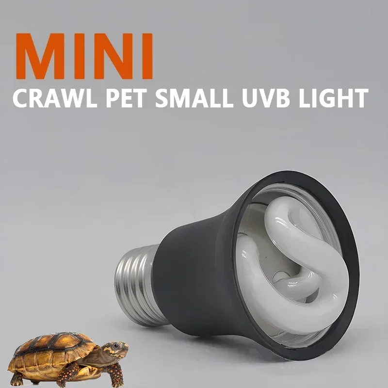 3W Heating Lighting UVB 5.0 10.0 Bulb Reptiles Energy-saving Calcium Supplement Lamp for Turtles Lizards Habitat Lighting