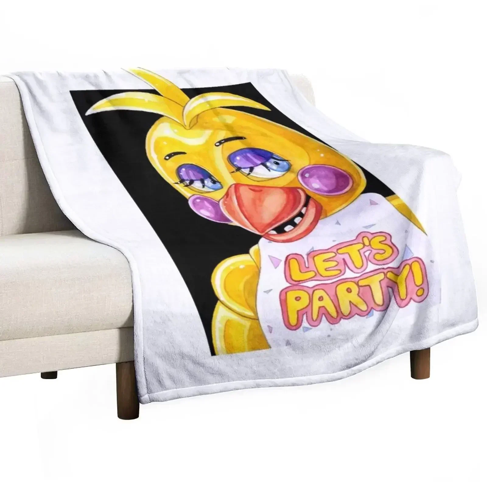 Toy Chica Throw Blanket Versatile Cozy Throw Blanket for All Occasions
