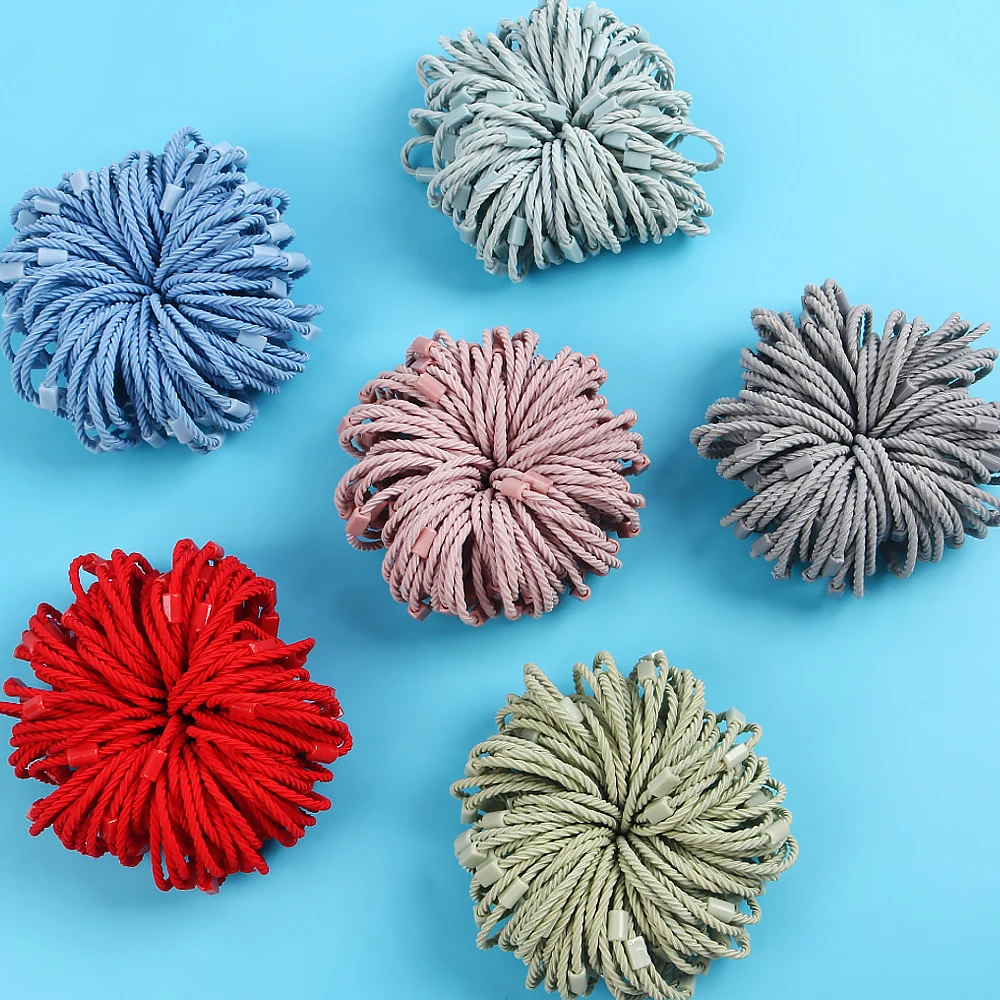 

50pcs Colorful Nylon Rope Rubber Band Headband Accessory Jewelry Making Materials Diy Accessories Rubber Band