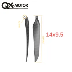 QX-MOTOR 9.5x5 10x6 12x8 13x8 16x8 18x10 19x10 Carbon Fiber Folding Propeller Blades for Remote Control Toy Parts