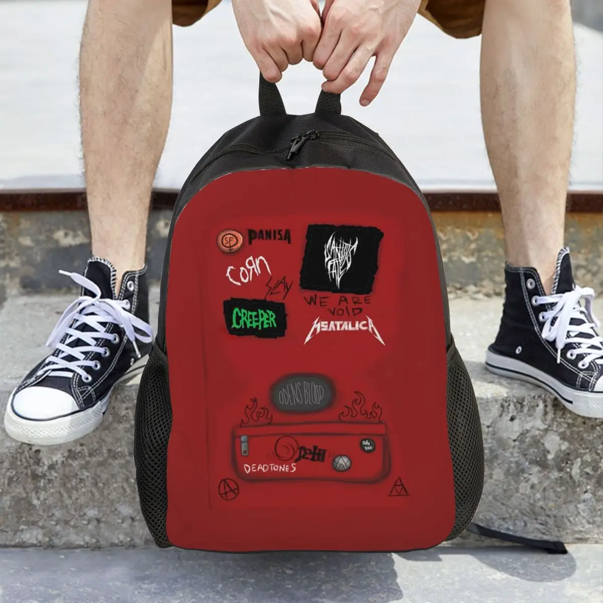

Рюкзак Sally Face Larry's Bag, вместительный рюкзак для детей, школьная сумка, сумки через плечо для мужчин и женщин
