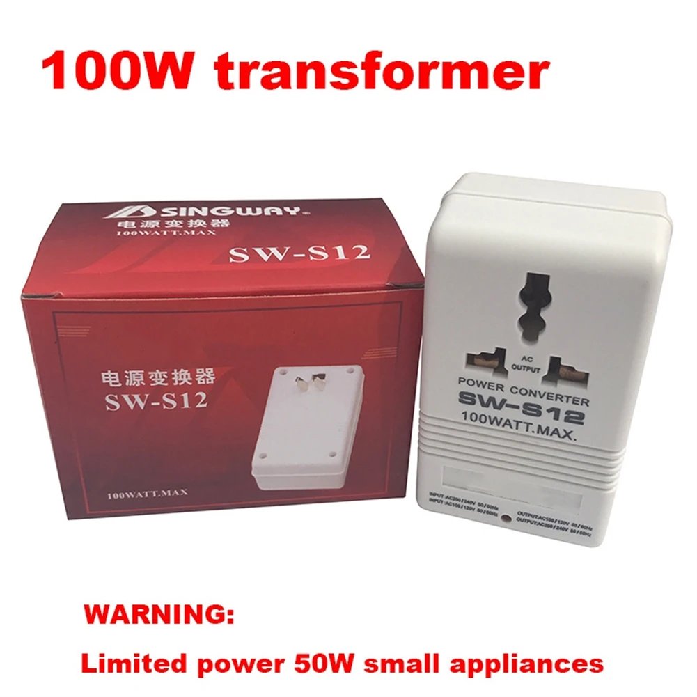 1PCS Sw-s12 Transformer Portable 110v To 220v 220v To 110v Bidirectional Converter Transformer For Home dropshipping wholesale