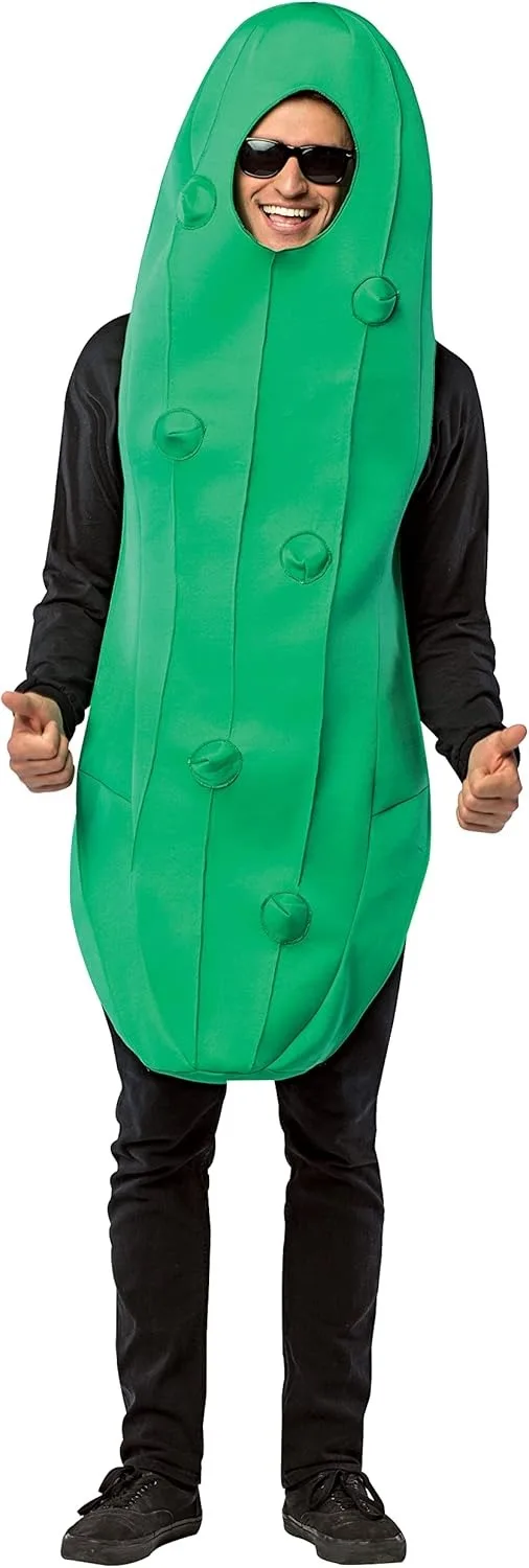 

Хэллоуин, один размер, костюмы маринованной вечеринки для тематической вечеринки, фестиваля театра барбекю, групповые костюмы