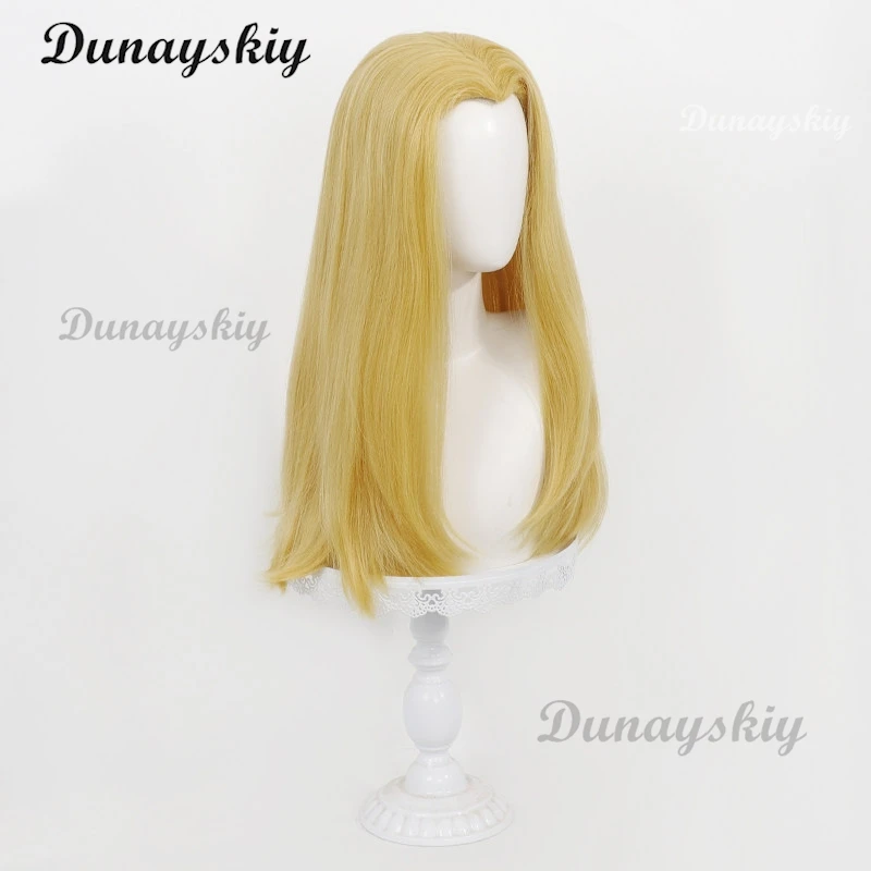Eisen Cosplay Set Long Wig Axe Free Wig Cap Frieren Beyond Journey's End Heat Resistant Hair view 2